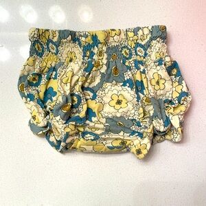 Kate Quinn shirred waist bloomer | 60s floral | organic cotton - 18-24m